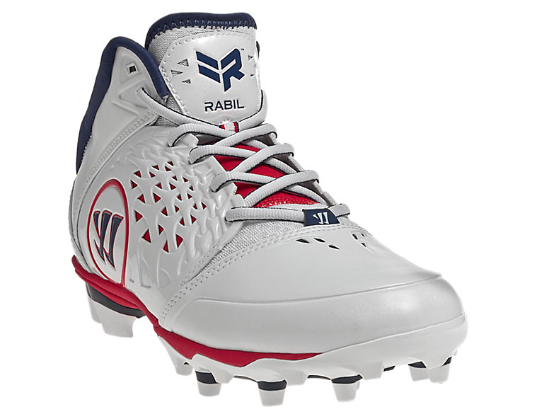 Adonis Cleat - Rabil Edition, White with Red & Blue image number 2
