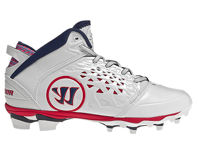 Adonis Cleat - Rabil Edition, White with Red & Blue image number 1