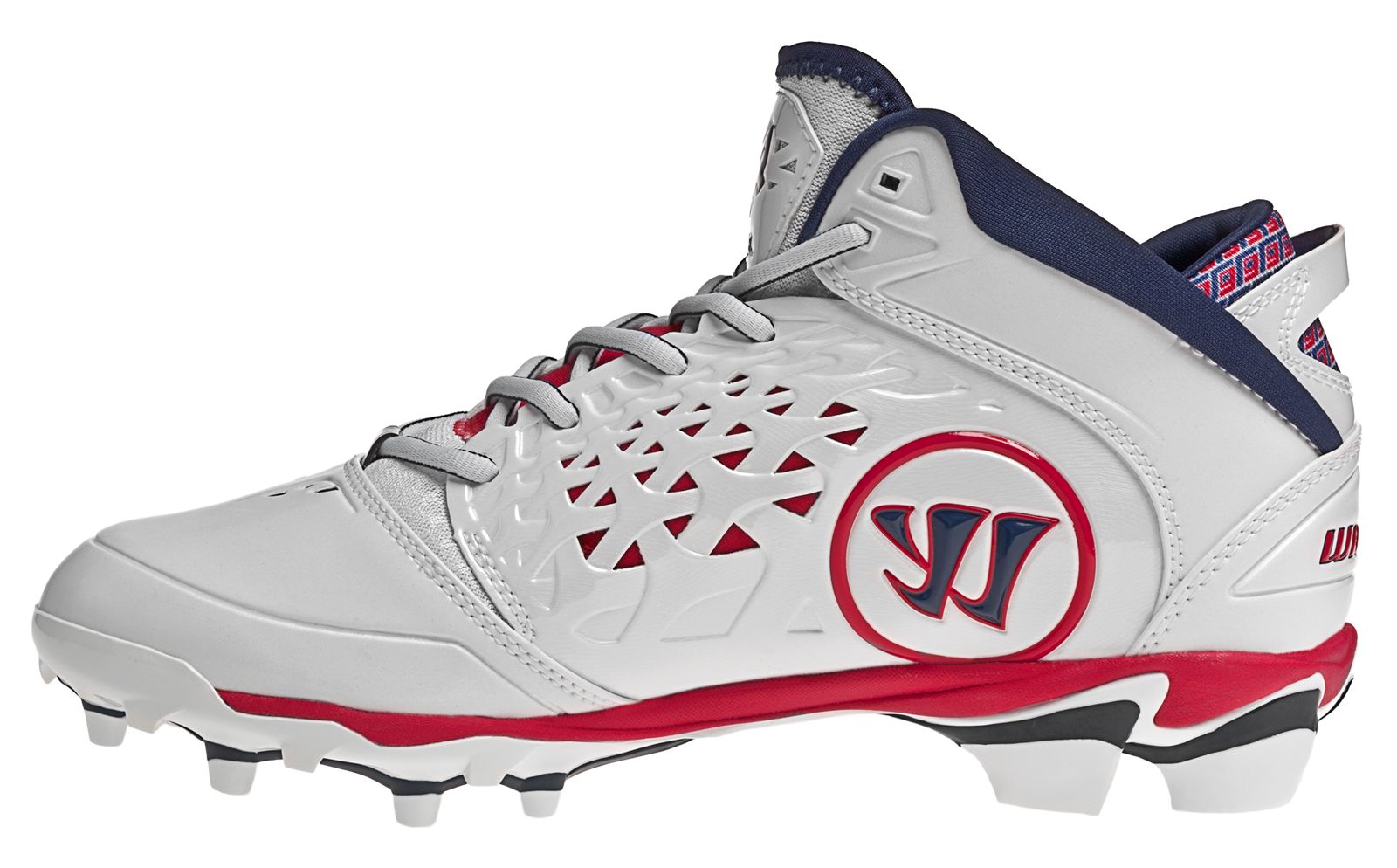 Adonis Cleat - Rabil Edition, White with Red & Blue image number 3