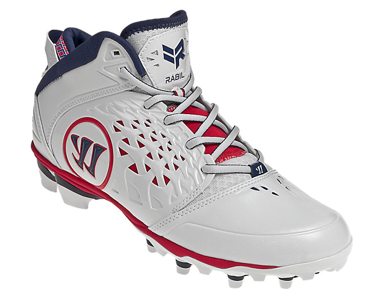 Adonis Cleat - Rabil Edition, White with Red & Blue image number 6