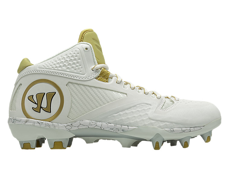 Adonis 2.0 Cleat, White with Gold image number 0