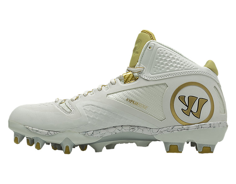Adonis 2.0 Cleat, White with Gold image number 1
