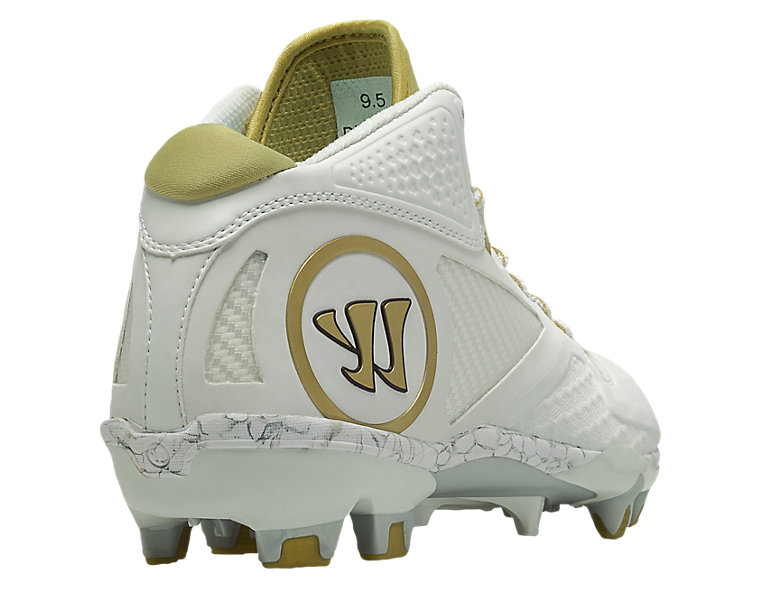 Adonis 2.0 Cleat, White with Gold image number 2
