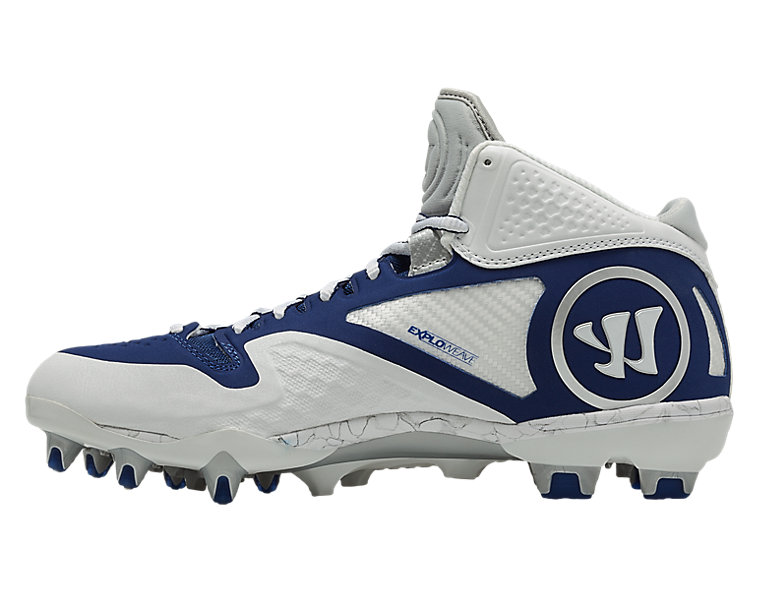 Adonis 2.0 Cleat, White with Blue image number 1