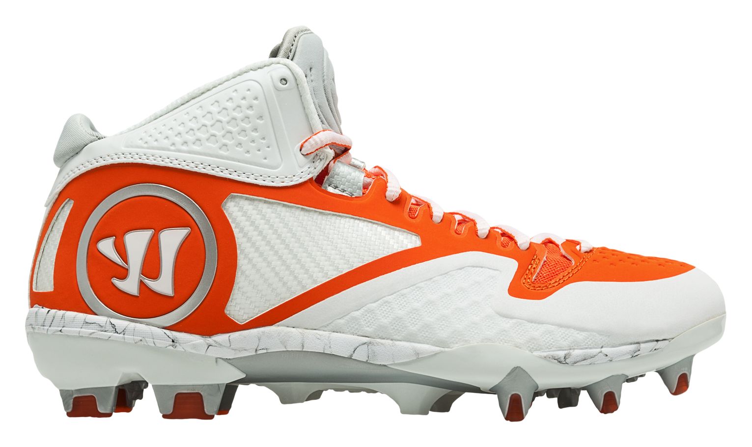 Adonis 2.0 Cleat, White with Orange image number 0