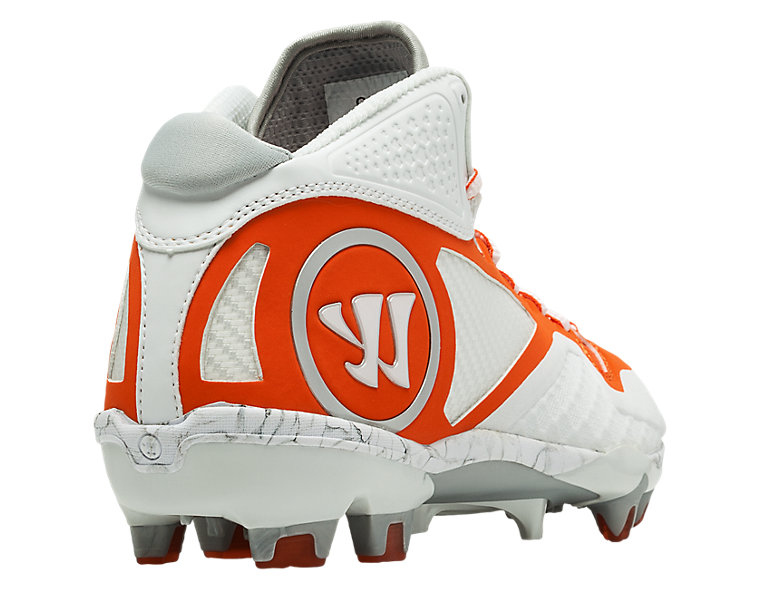 Adonis 2.0 Cleat, White with Orange image number 2