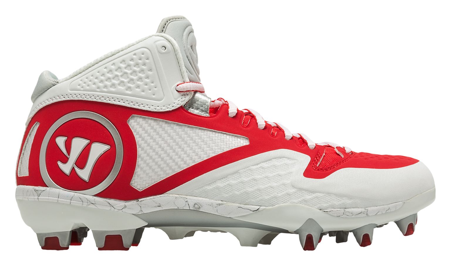 Adonis 2.0 Cleat, White with Red image number 0