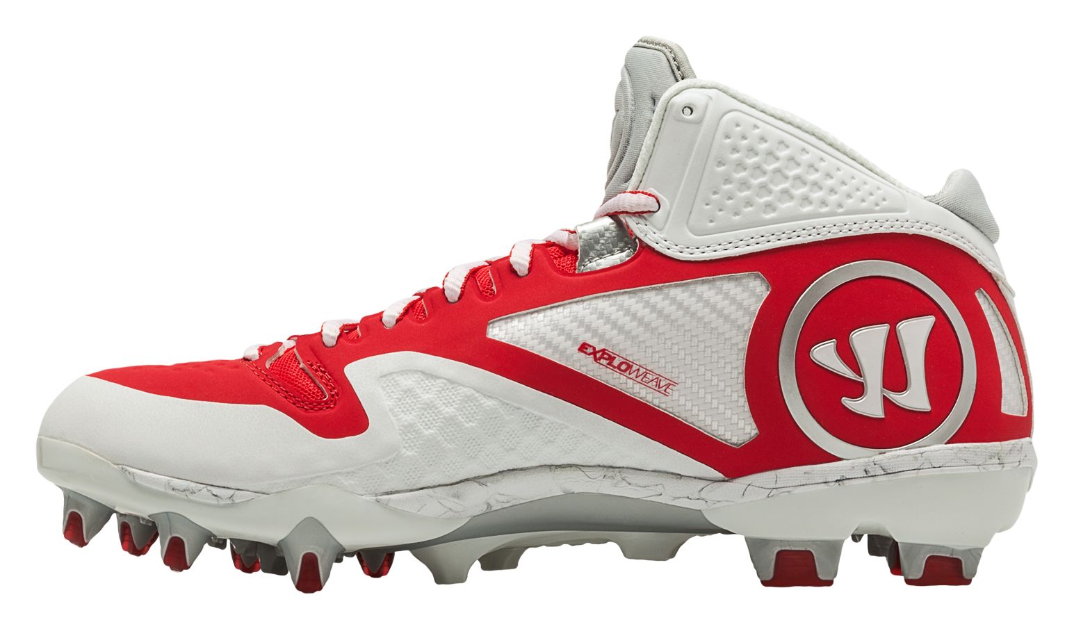 Adonis 2.0 Cleat, White with Red image number 1