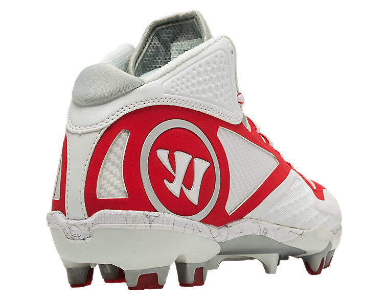 Adonis 2.0 Cleat, White with Red image number 2