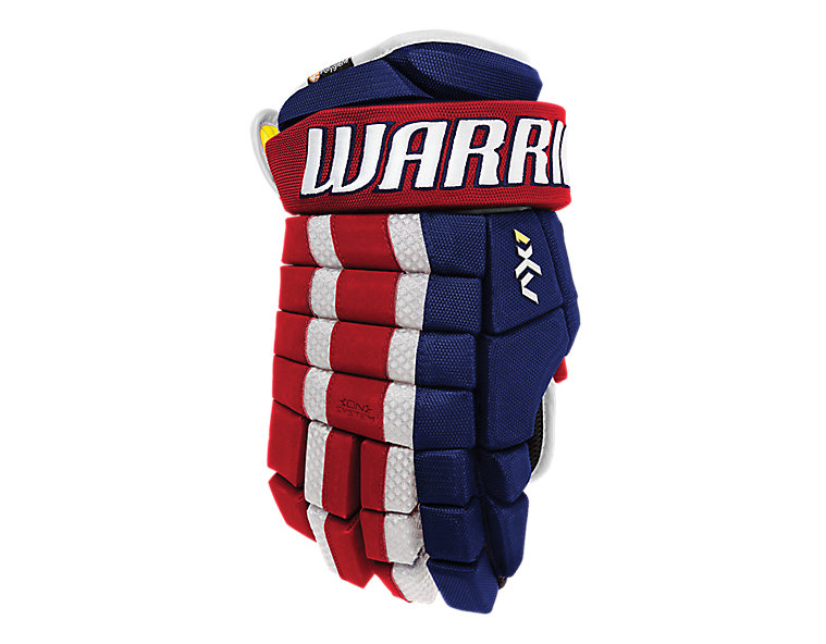 Dynasty AX1 Glove, Royal Blue with Red & White image number 0