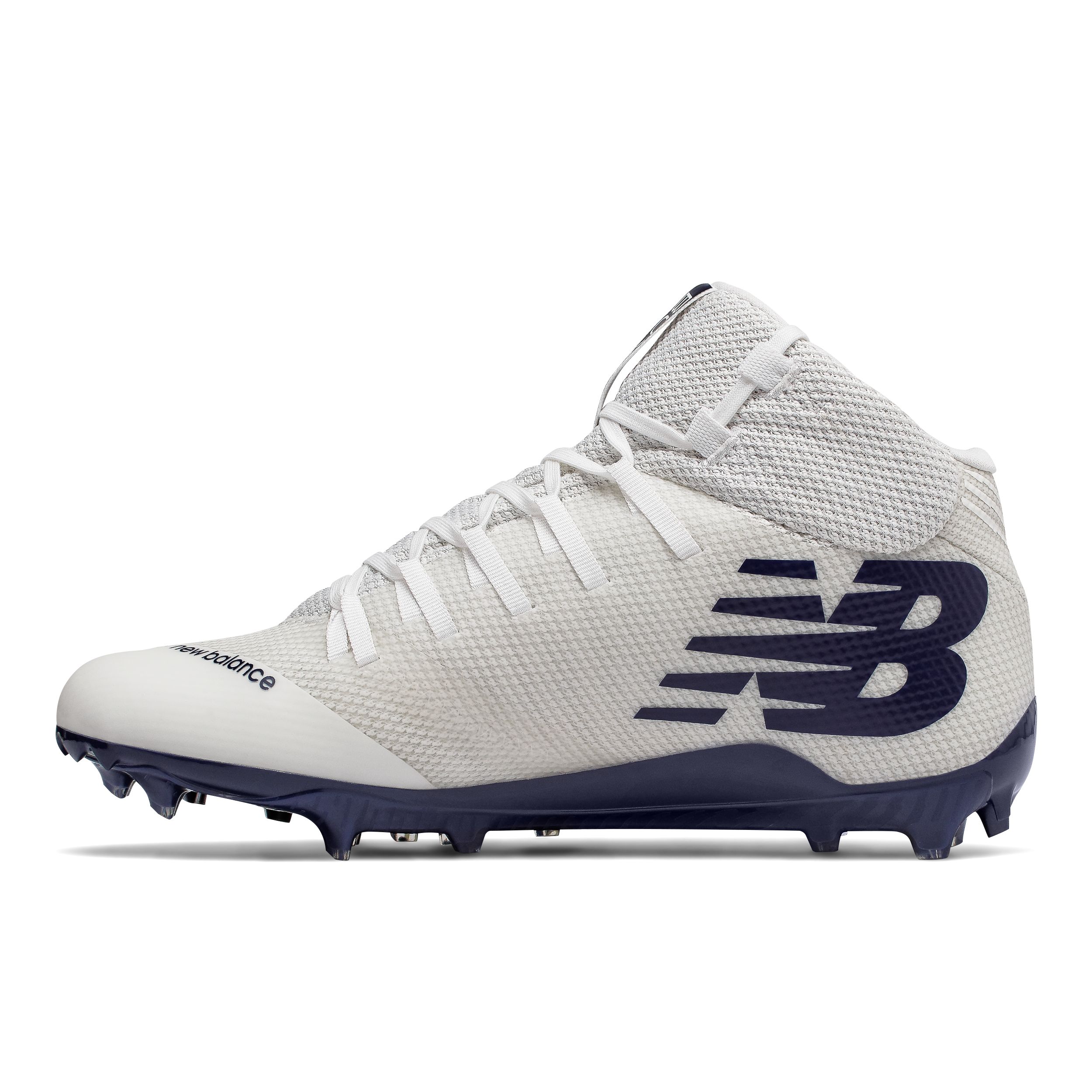 Burn X Mid Cleat, White with Navy image number 1