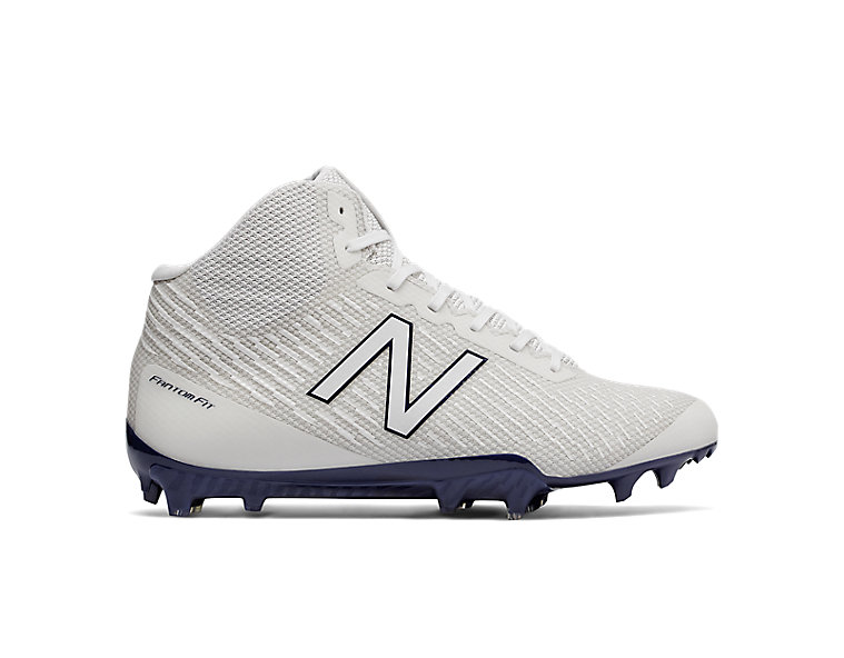 Burn X Mid Cleat, White with Navy image number 0