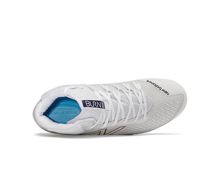 Burn X Mid Cleat, White with Navy image number 2