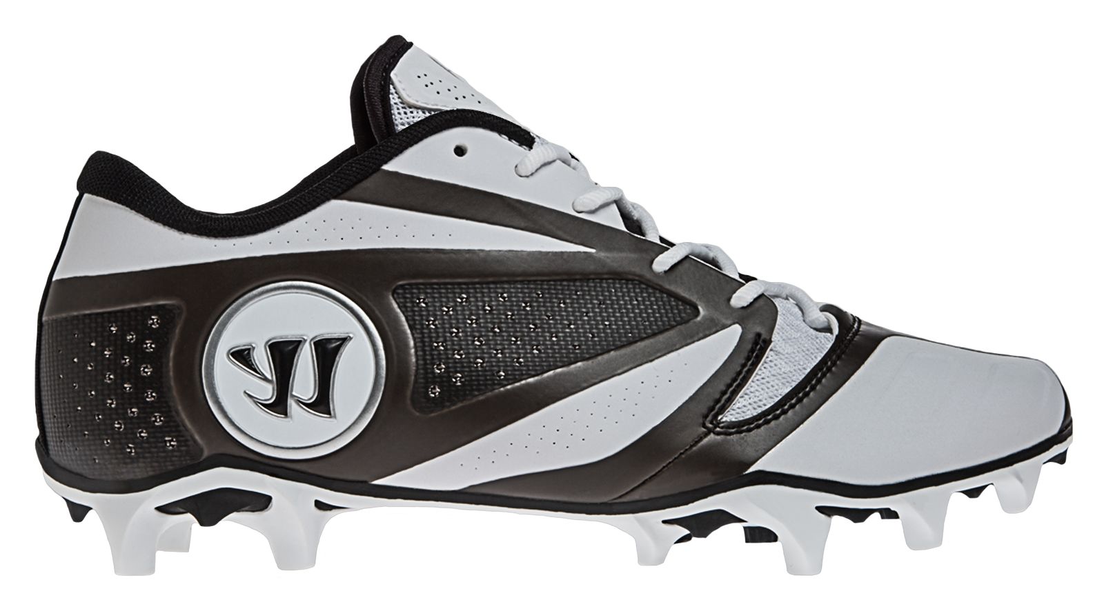 Burn 7.0 Low Cleat, White with Black image number 0