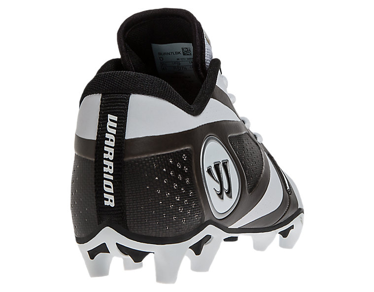 Burn 7.0 Low Cleat, White with Black image number 2