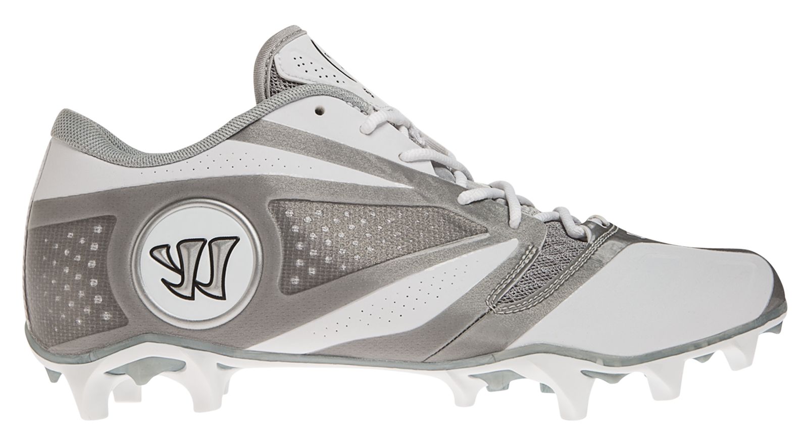 Burn 7.0 Low Cleat, White with Silver image number 0
