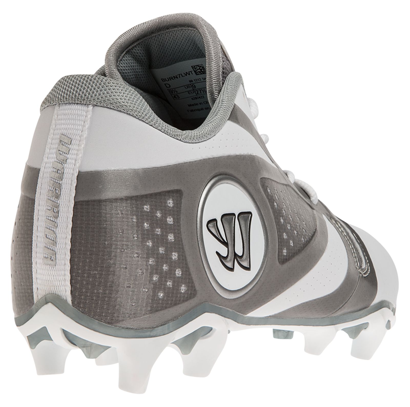 Burn 7.0 Low Cleat, White with Silver image number 2