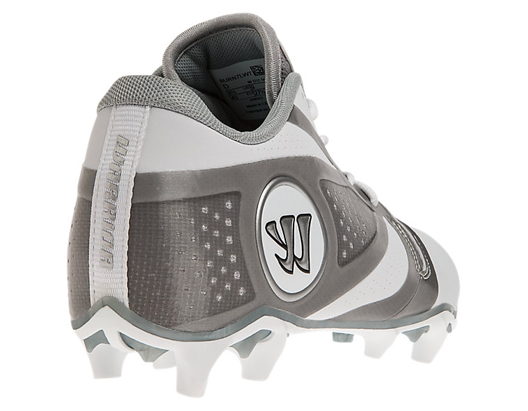 Burn 7.0 Low Cleat, White with Silver image number 2