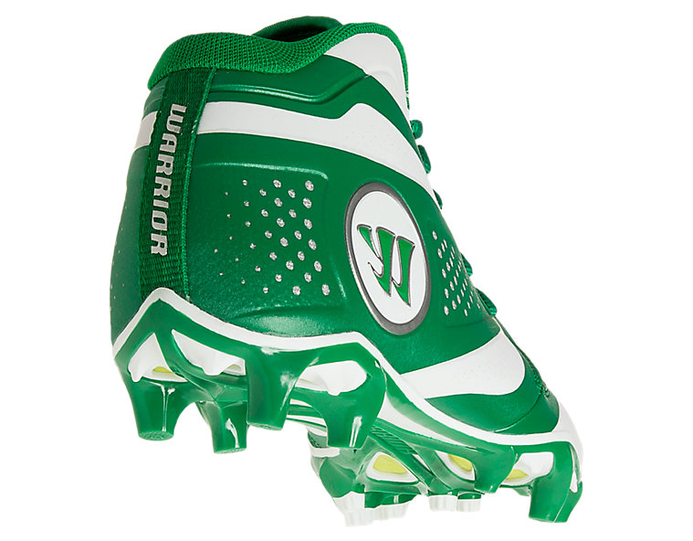 Burn 7.0 Mid Cleat, Green with White image number 2