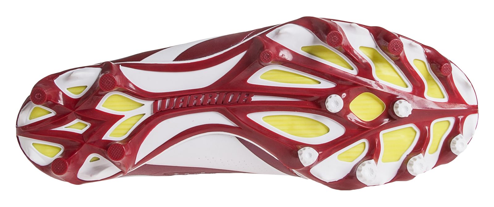 Burn 7.0 Mid Cleat, Maroon with White image number 3