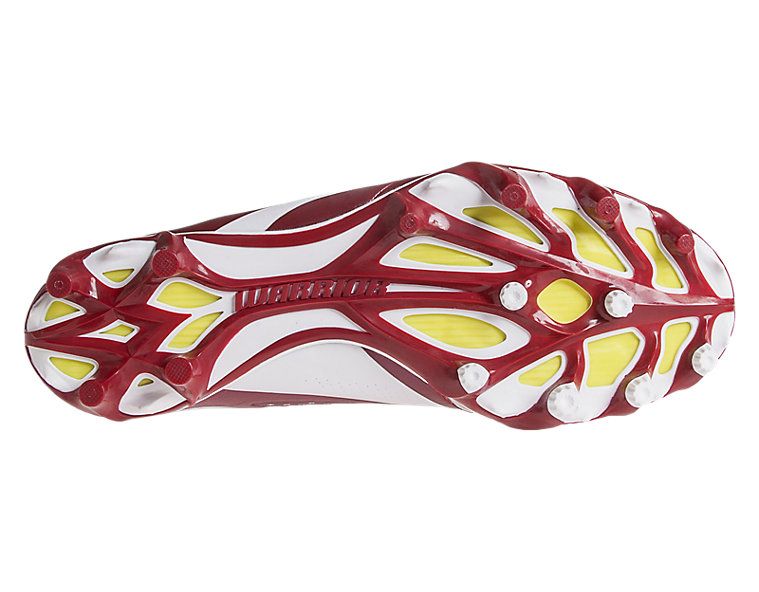 Burn 7.0 Mid Cleat, Maroon with White image number 3