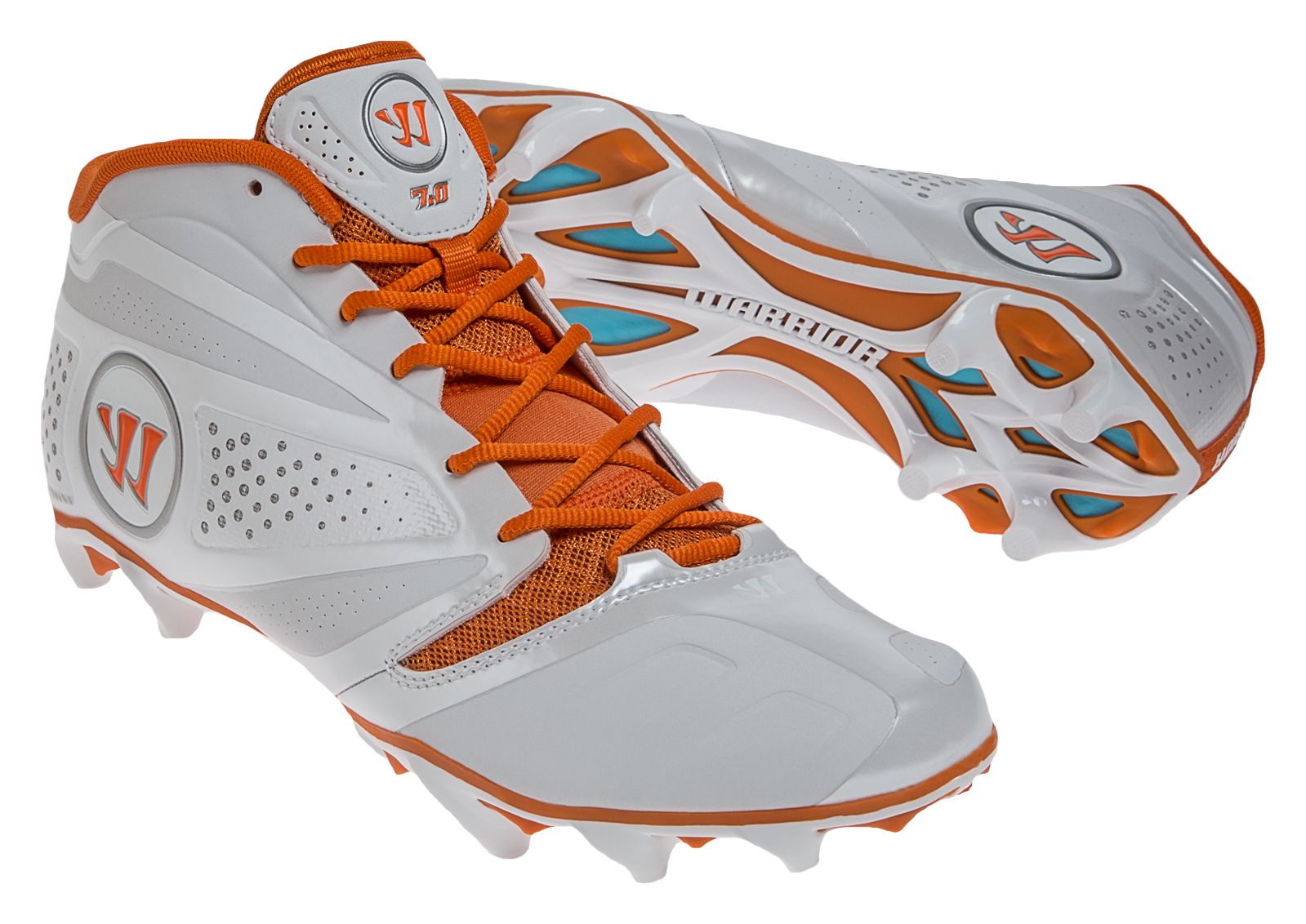 Burn 7.0 Mid Cleat, Orange image number 3