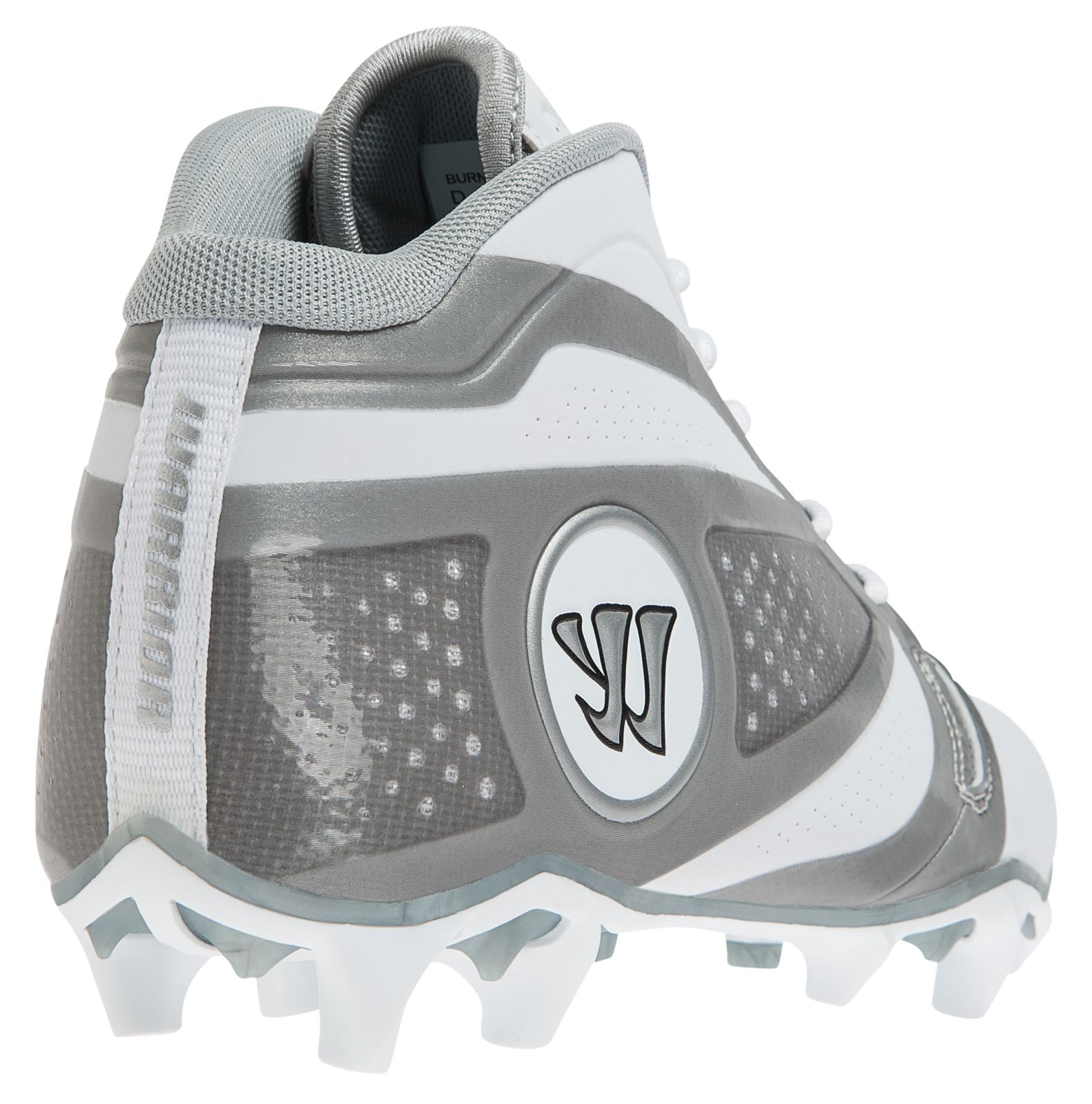 Burn 7.0 Mid Cleat, White with Silver image number 2