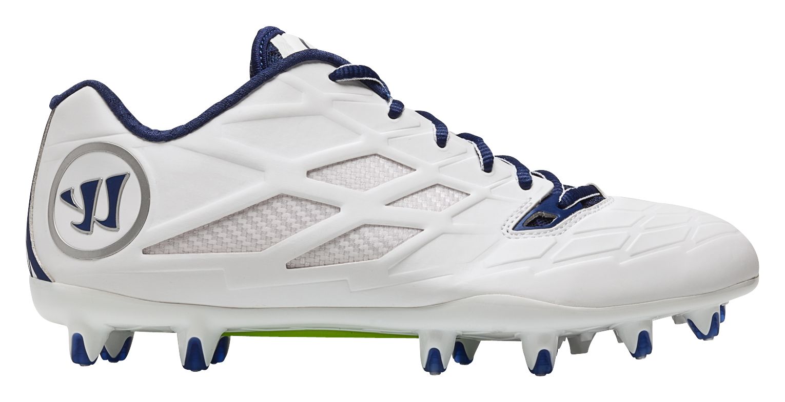 Burn 8.0 Low Cleat, White with Blue image number 0