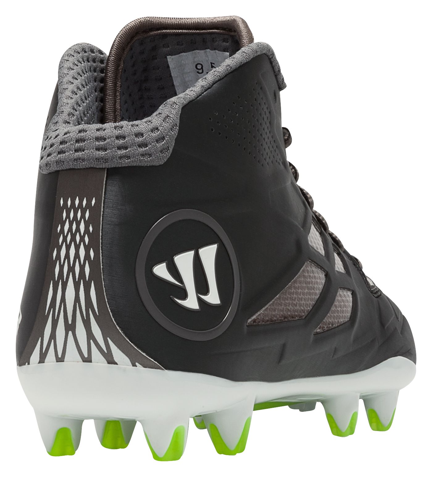 Burn 8.0 Mid Cleat, Black image number 2