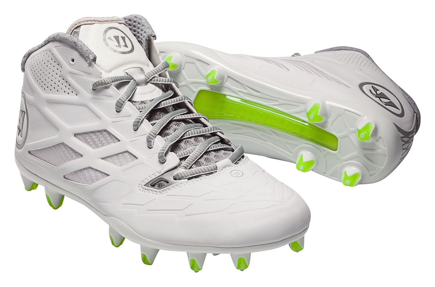 Burn 8.0 Mid Cleat, White image number 3