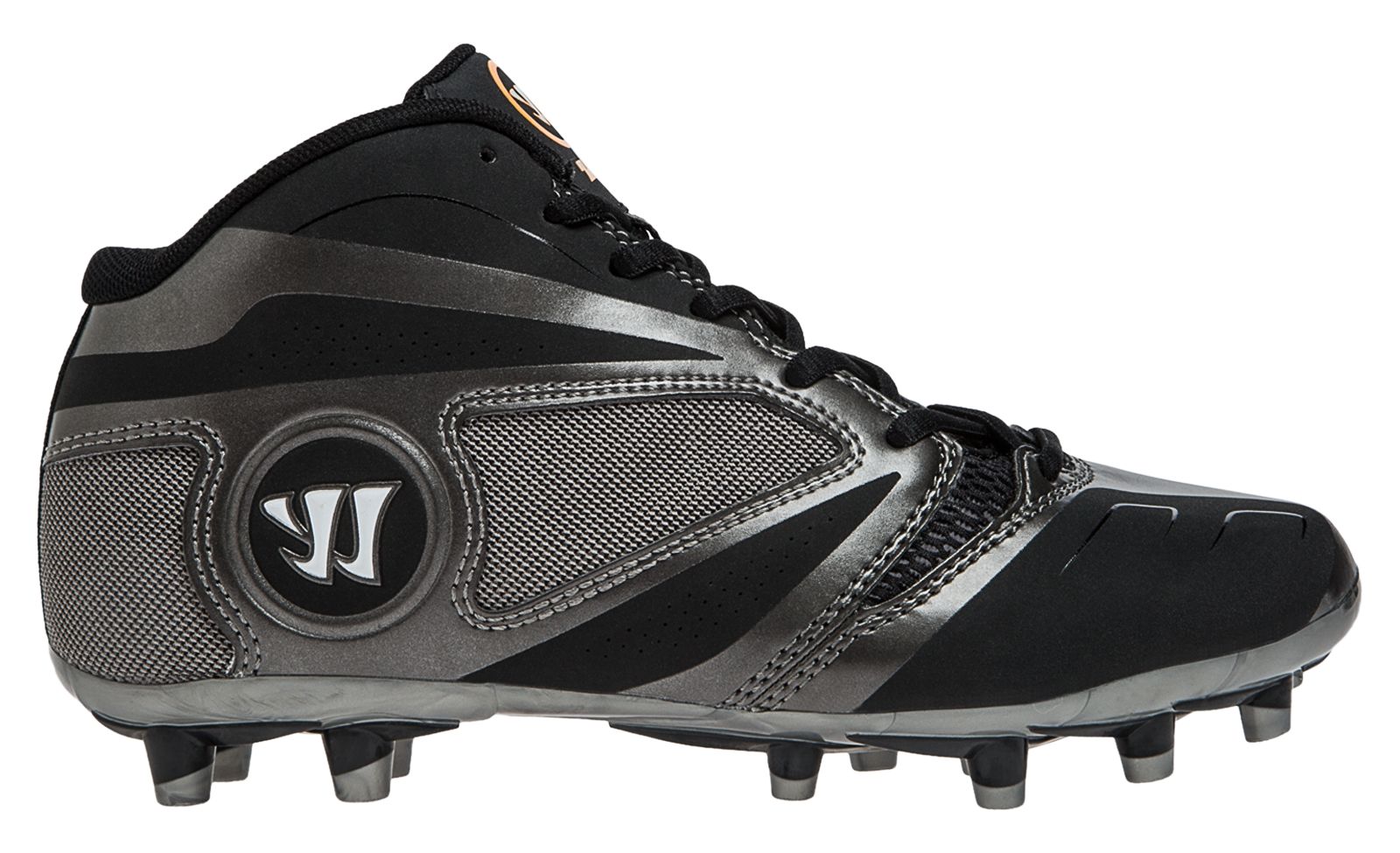 Burn 7.0 Jr. Cleat, White with Black image number 0