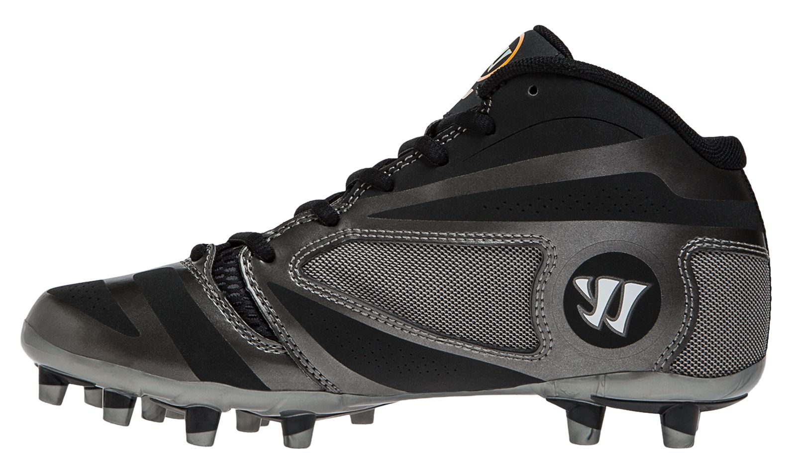 Burn 7.0 Jr. Cleat, White with Black image number 1