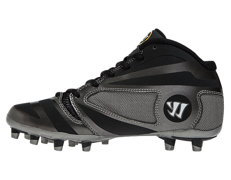 Burn 7.0 Jr. Cleat, White with Black image number 1