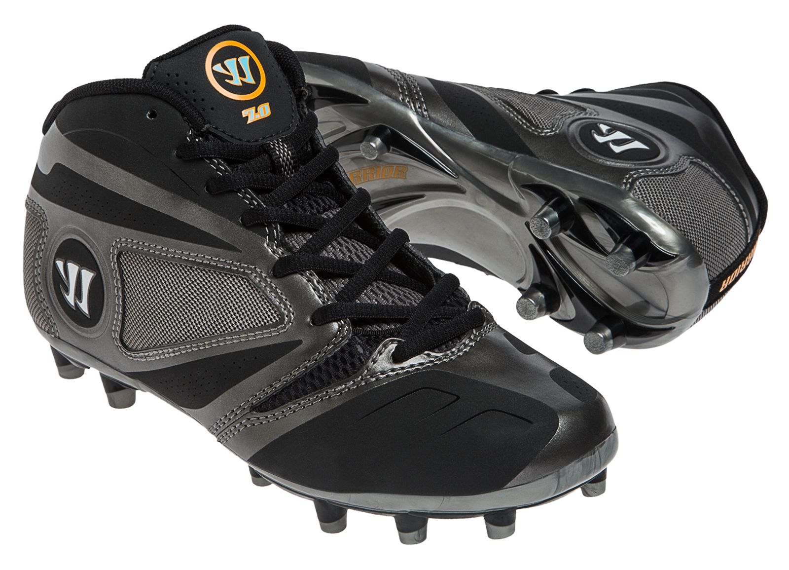 Burn 7.0 Jr. Cleat, White with Black image number 3