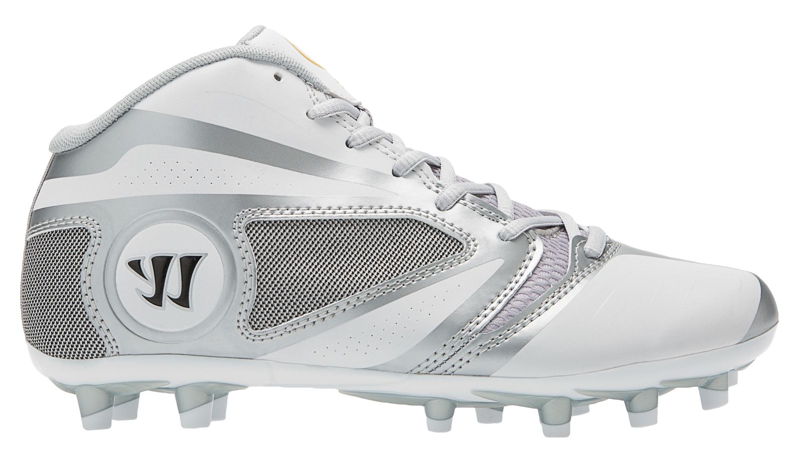 Burn 7.0 Jr. Cleat, White with Silver image number 0