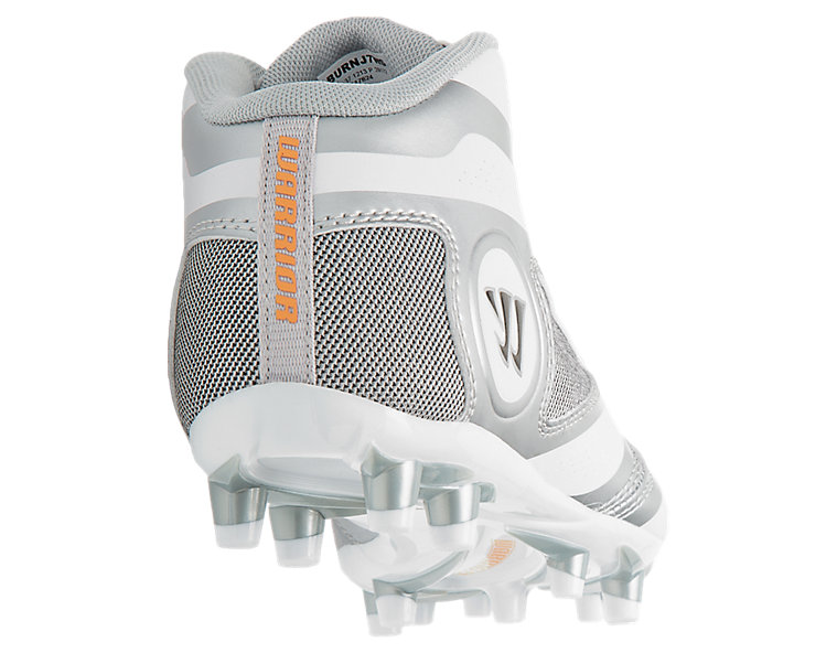 Burn 7.0 Jr. Cleat, White with Silver image number 2