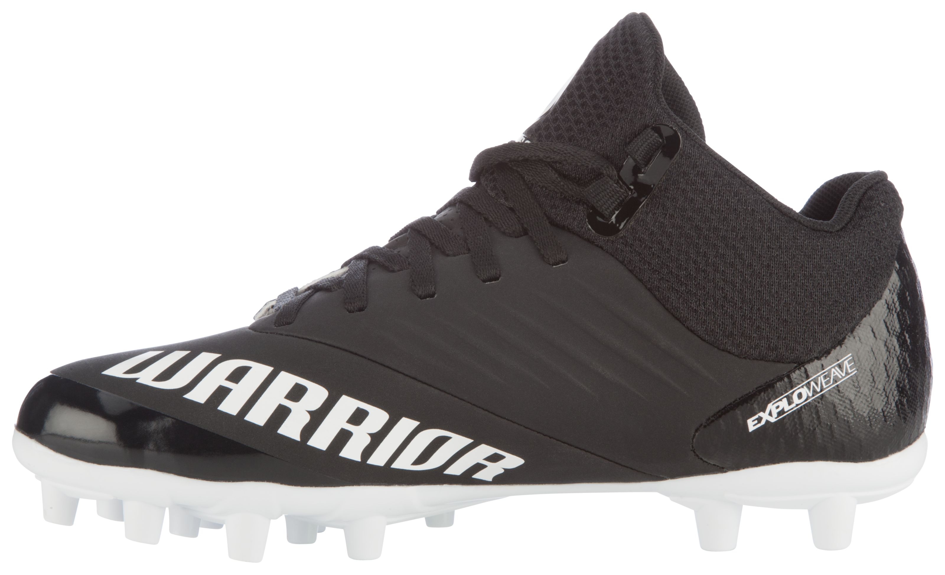 Burn 9.0 Jr. Cleat, Black with White image number 2