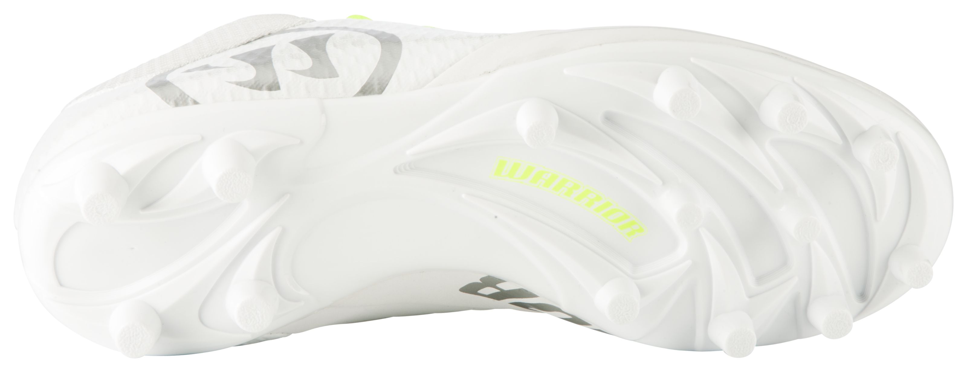 Burn 9.0 Jr. Cleat, White with Grey & Hi-Lite image number 3