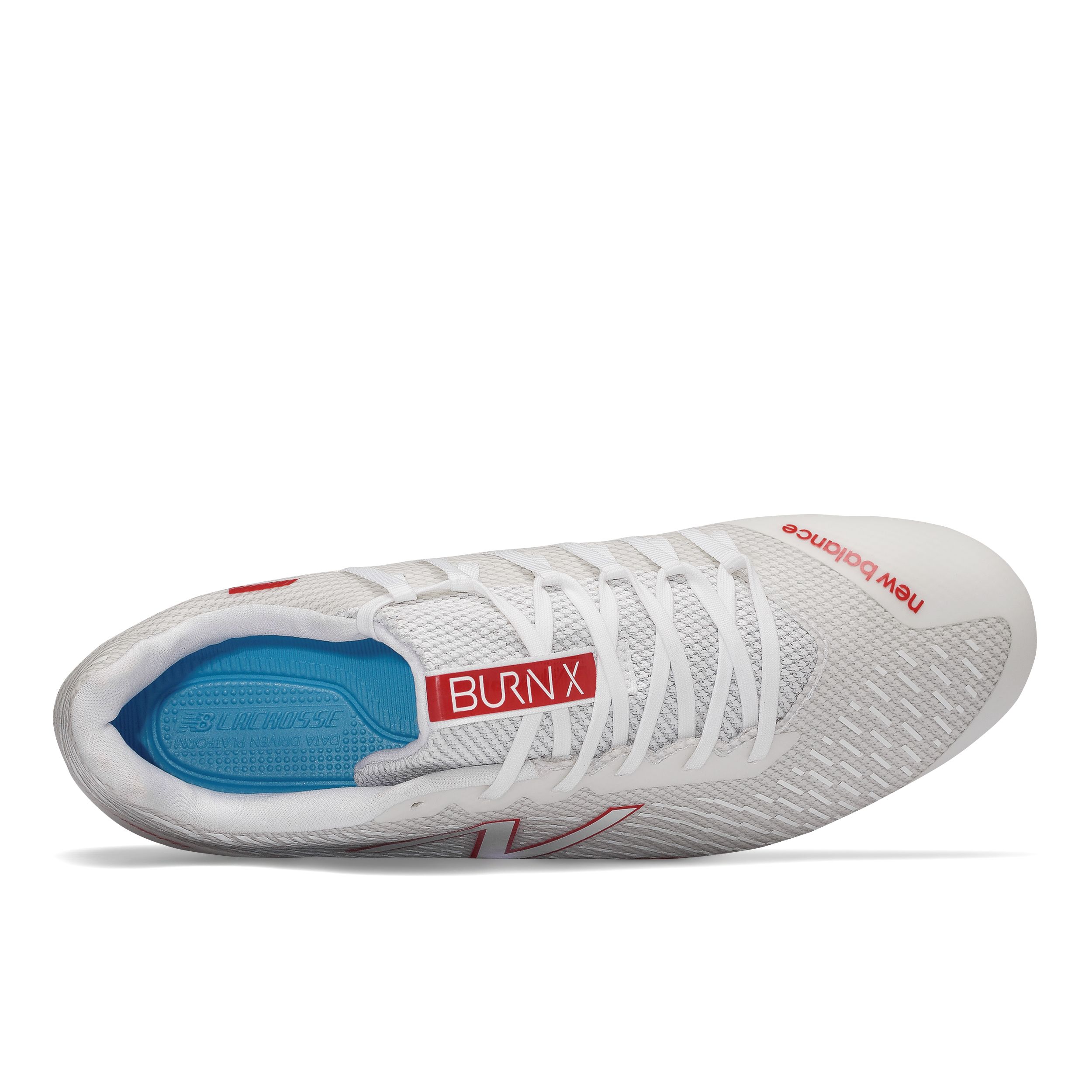 Men's Low-Cut Burn X, White with Red image number 5