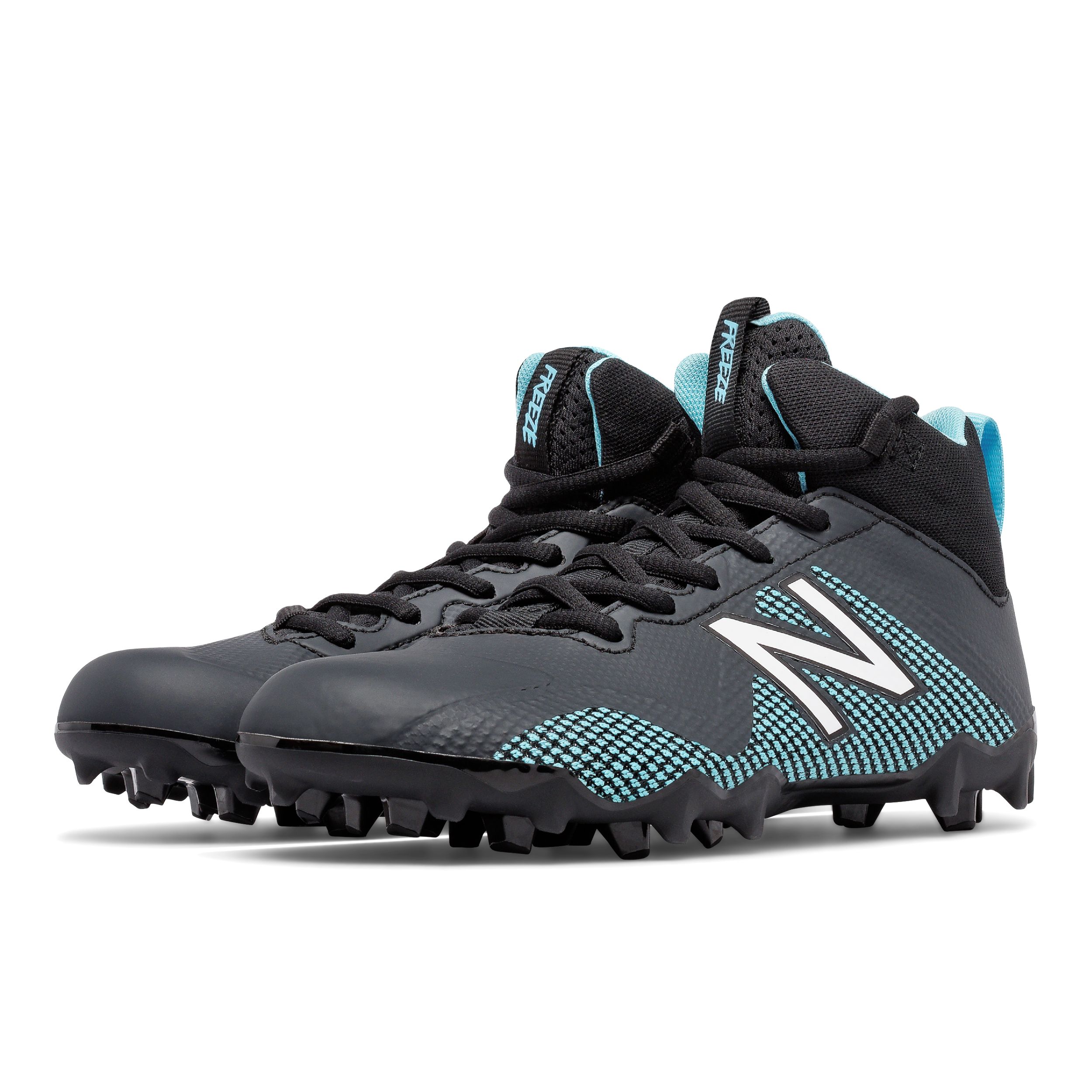 FREEZE JR CLEAT, Black with Aquamarine image number 6