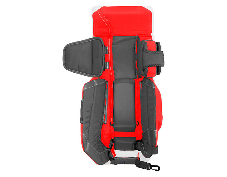 Ritual G3 Jr. Leg Pad, White with Red image number 1