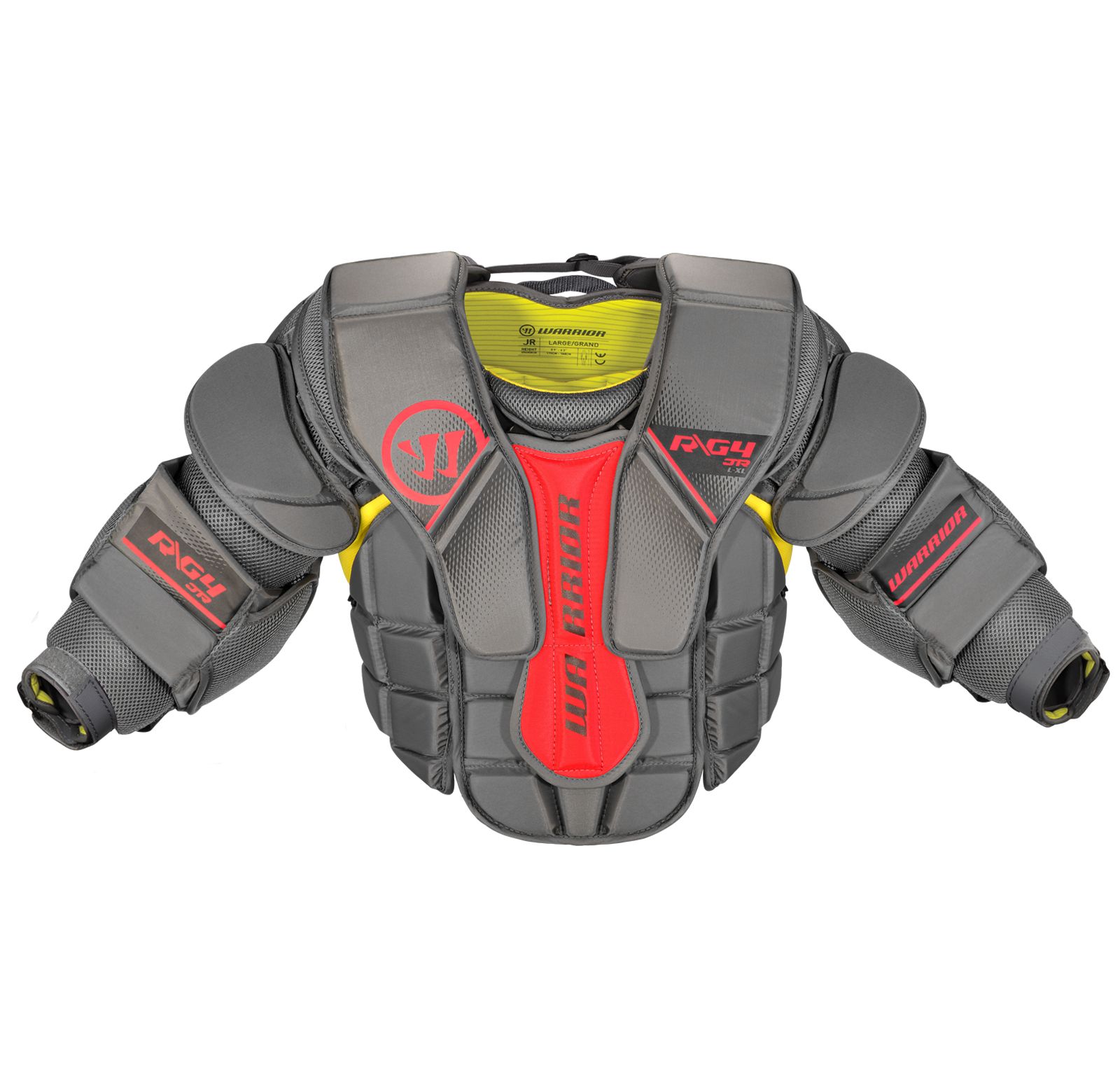 G4 JR Chest & Arm, Black with Red image number 0