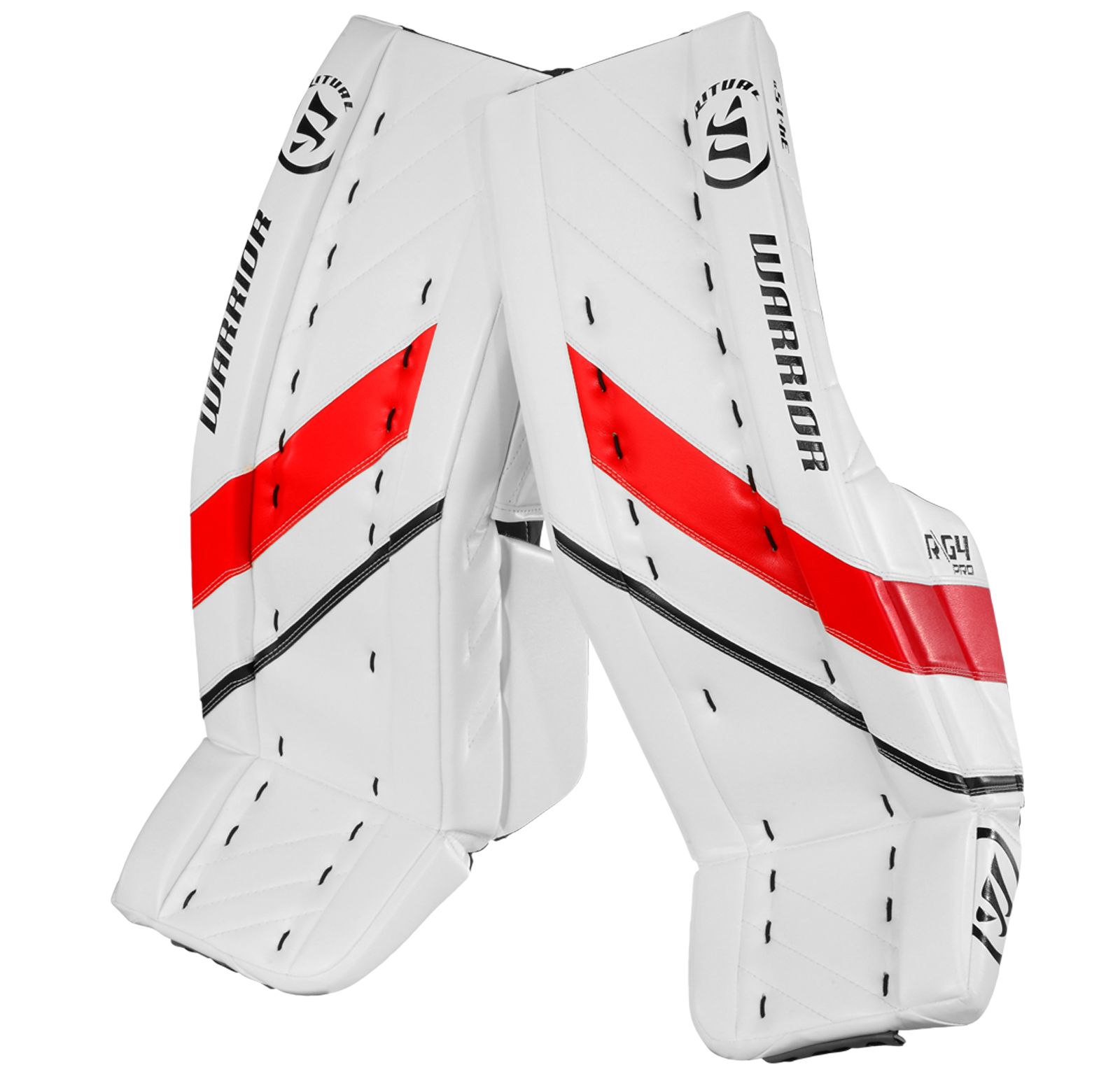 G4 Pro Leg Pad, White with Black & Red image number 0