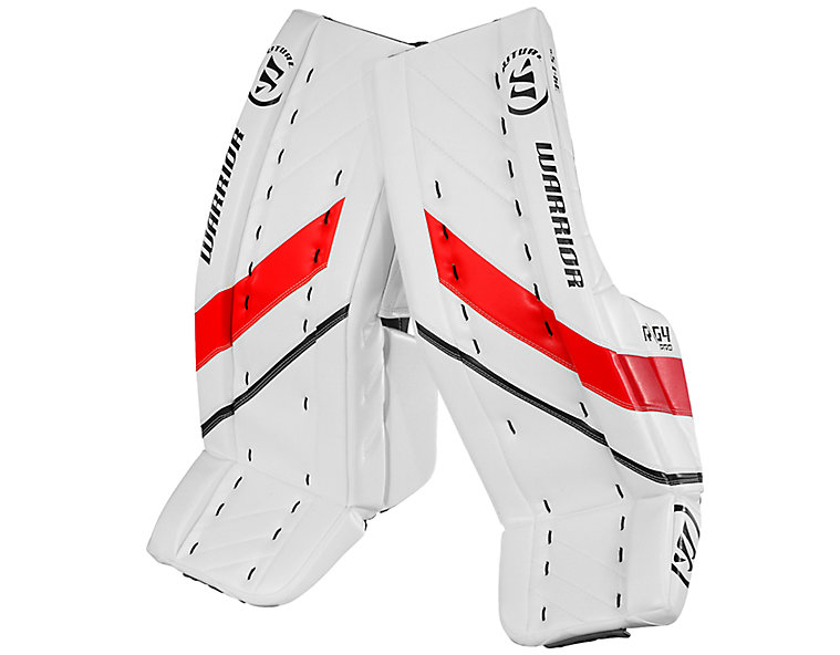 G4 Pro Leg Pad, White with Black & Red image number 0