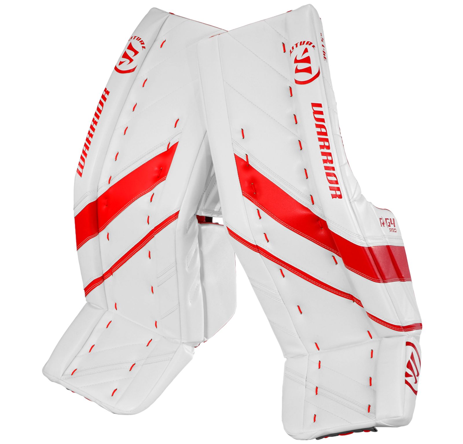 G4 Pro Leg Pad, White with Red image number 0