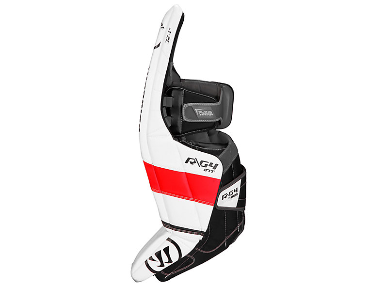 G4 INT Leg Pad, White with Black & Red image number 2