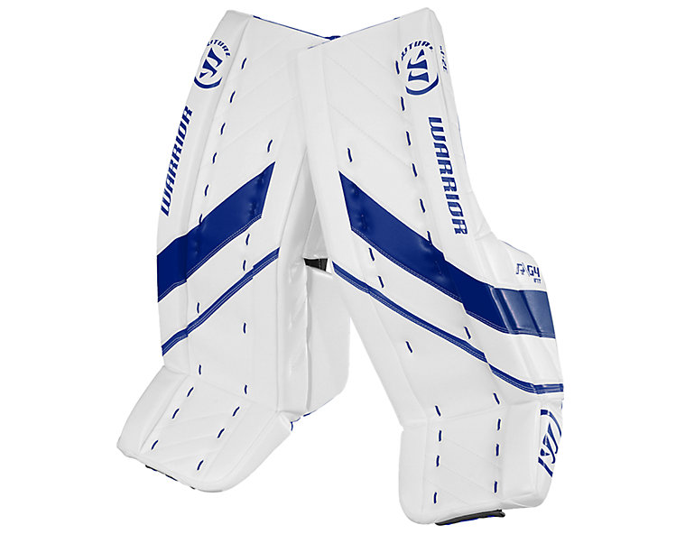 G4 INT Leg Pad, White with Royal Blue image number 0