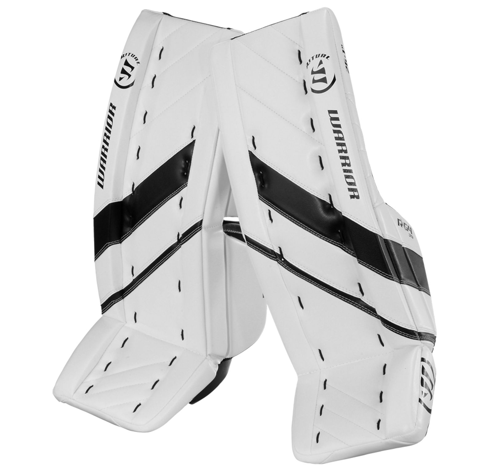 G4 JR Leg Pad, White with Black image number 0