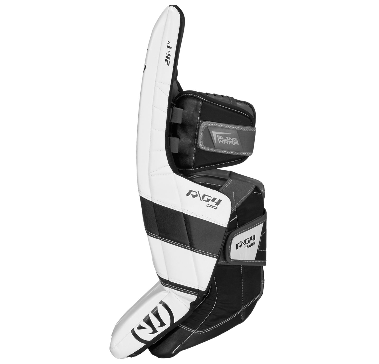 G4 JR Leg Pad, White with Black image number 2