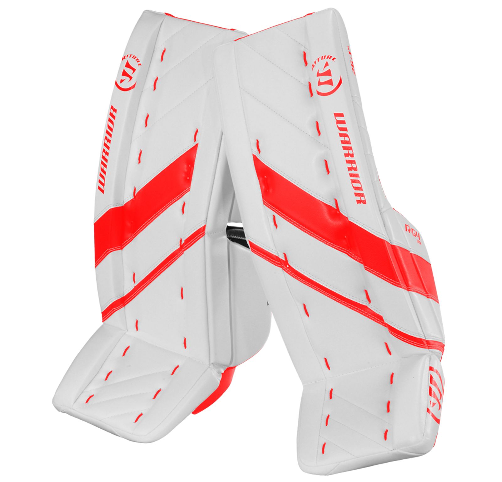 G4 JR Leg Pad, White with Red image number 0